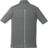 Elevate Men's Steel Grey Prescott Short Sleeve Polo