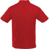 Elevate Men's Team Red/Steel Grey Wilcox Short Sleeve Polo
