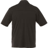 Elevate Men's Heather Dark Charcoal/Black Smoke Sagano Short Sleeve Polo