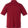 Elevate Men's Vintage Red Heather/Chili Sagano Short Sleeve Polo
