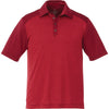 Elevate Men's Vintage Red Heather/Chili Sagano Short Sleeve Polo