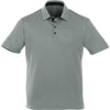 Elevate Men's Steel Grey Torres Short Sleeve Polo