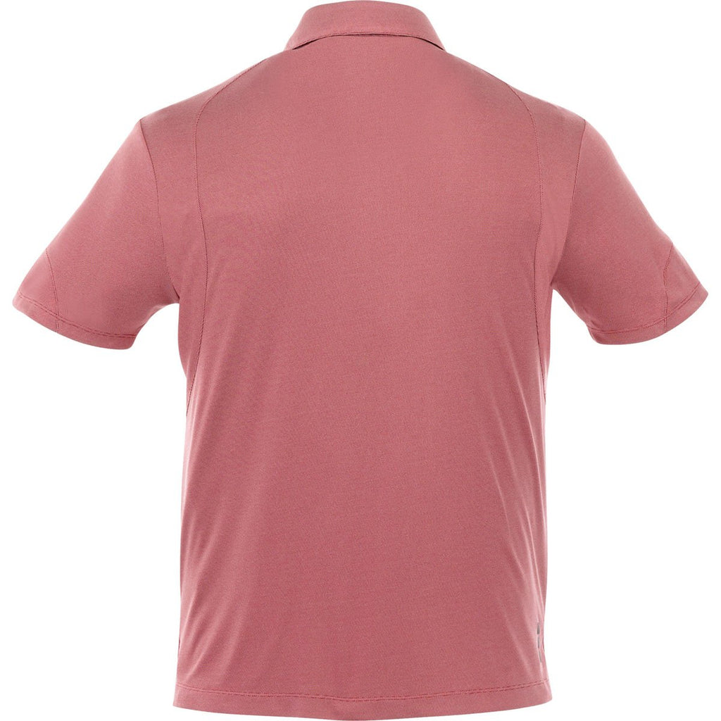 Elevate Men's Vintage Red Torres Short Sleeve Polo