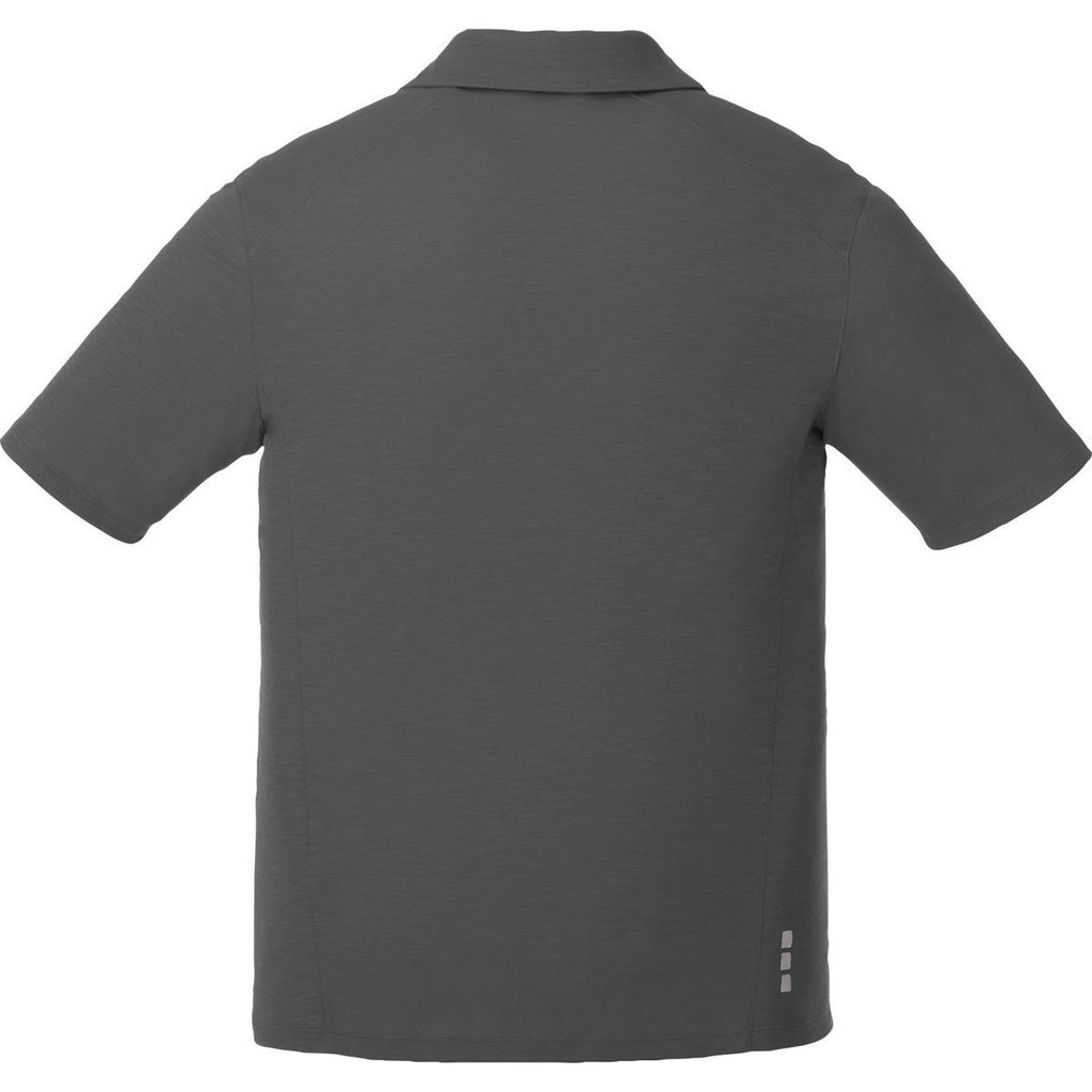 Elevate Men's Anthracite Jepson Short Sleeve Polo