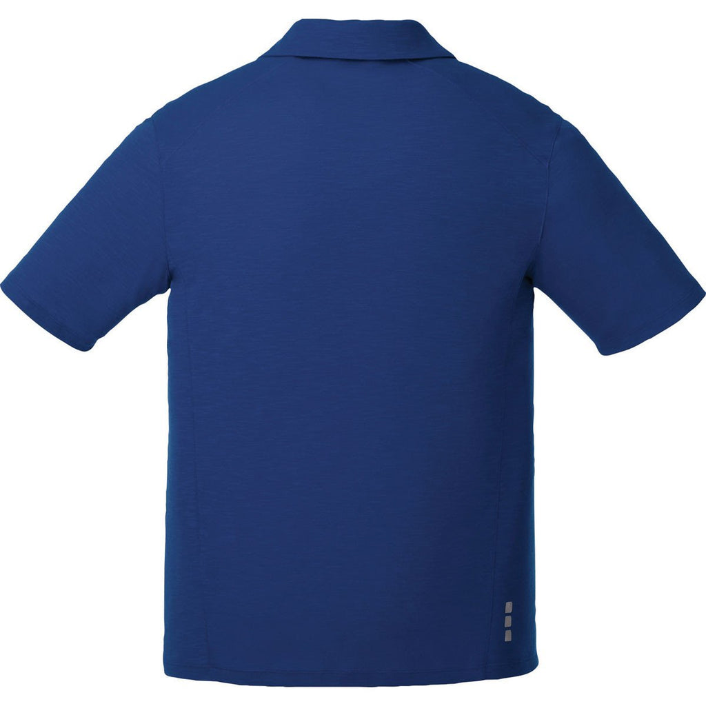Elevate Men's Vintage Navy Jepson Short Sleeve Polo