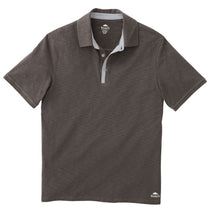 Roots73 Men's Black Smoke/Silver Stillwater Short Sleeve Polo