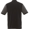 Elevate Men's Charcoal/Black Smoke Laramie Short Sleeve Polo