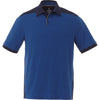 Elevate Men's Metro Blue/Vintage Navy Laramie Short Sleeve Polo