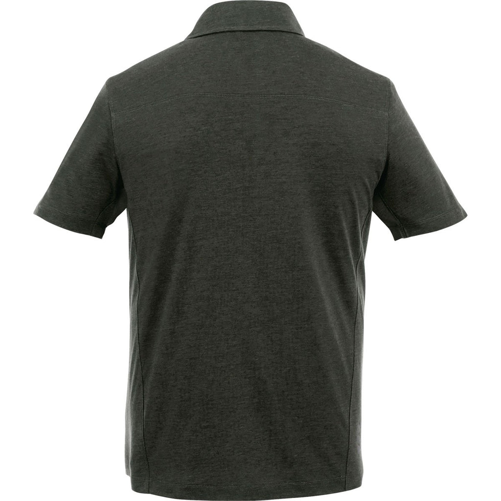 Elevate Men's Loden Heather Concord Short Sleeve Polo