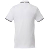 Roots73 Men's White/Black Limestone Short Sleeve Polo