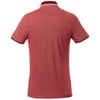 Roots73 Men's Dark Red/White Limestone Short Sleeve Polo