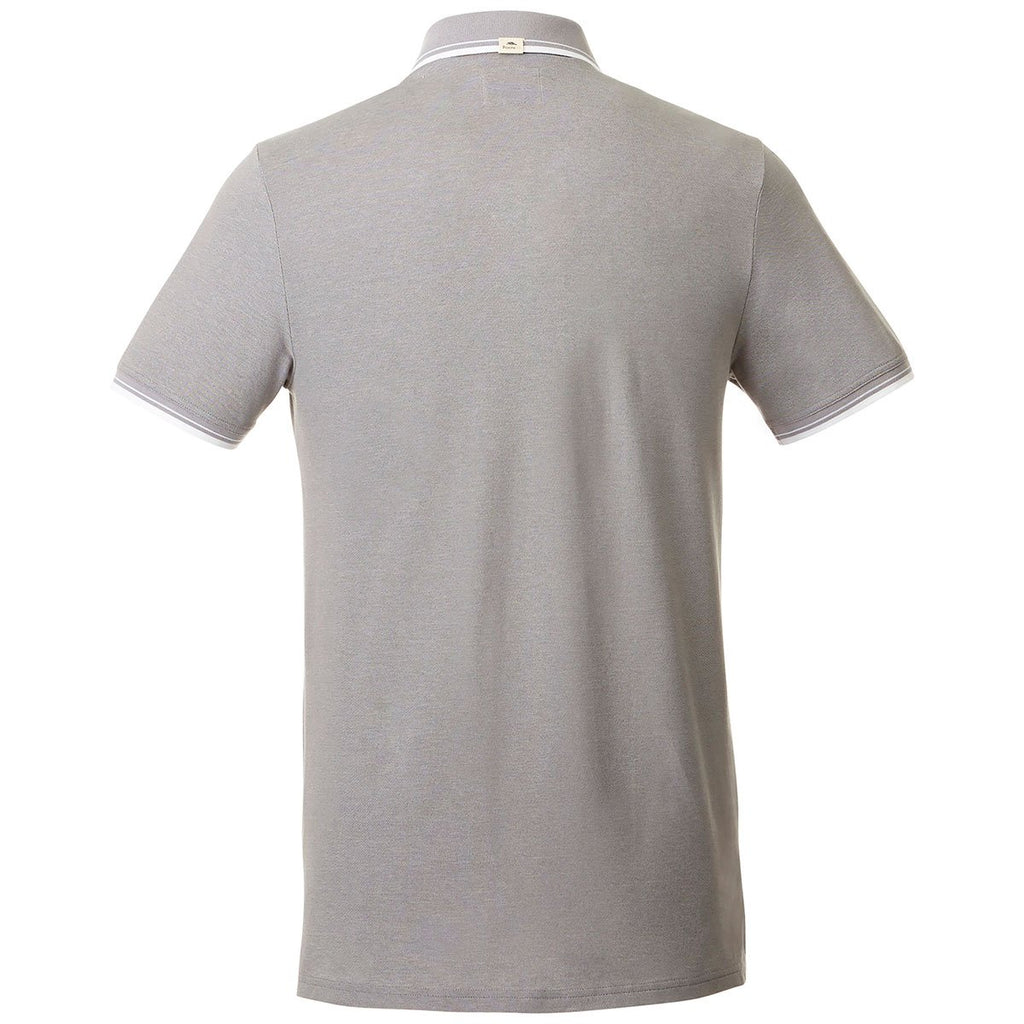Roots73 Men's Quarry/White Limestone Short Sleeve Polo