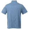 Elevate Men's Metro Blue Heather Skara Short Sleeve Polo