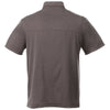 Elevate Men's Heather Charcoal Skara Short Sleeve Polo