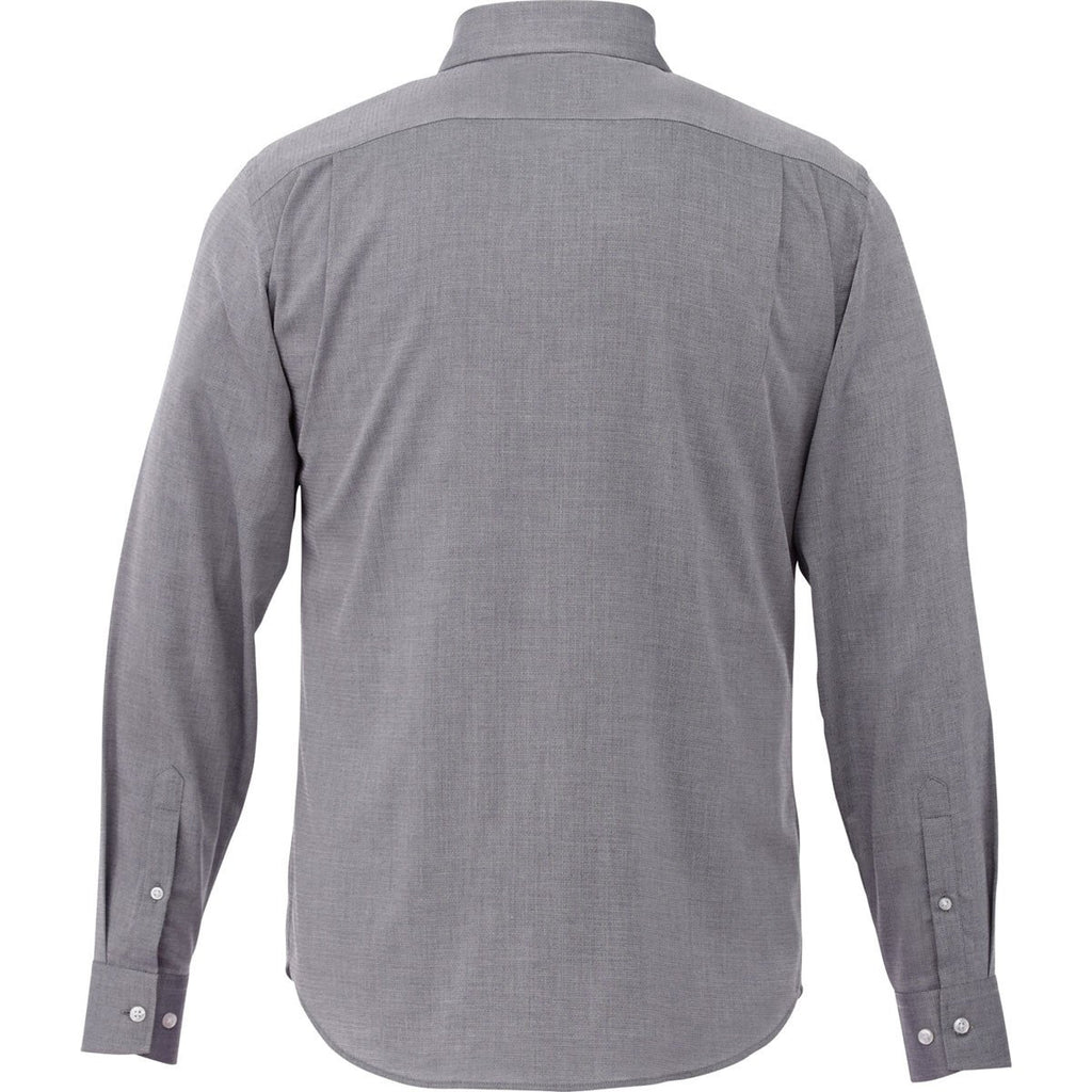 Elevate Men's Grey Storm Pierce Long Sleeve Shirt