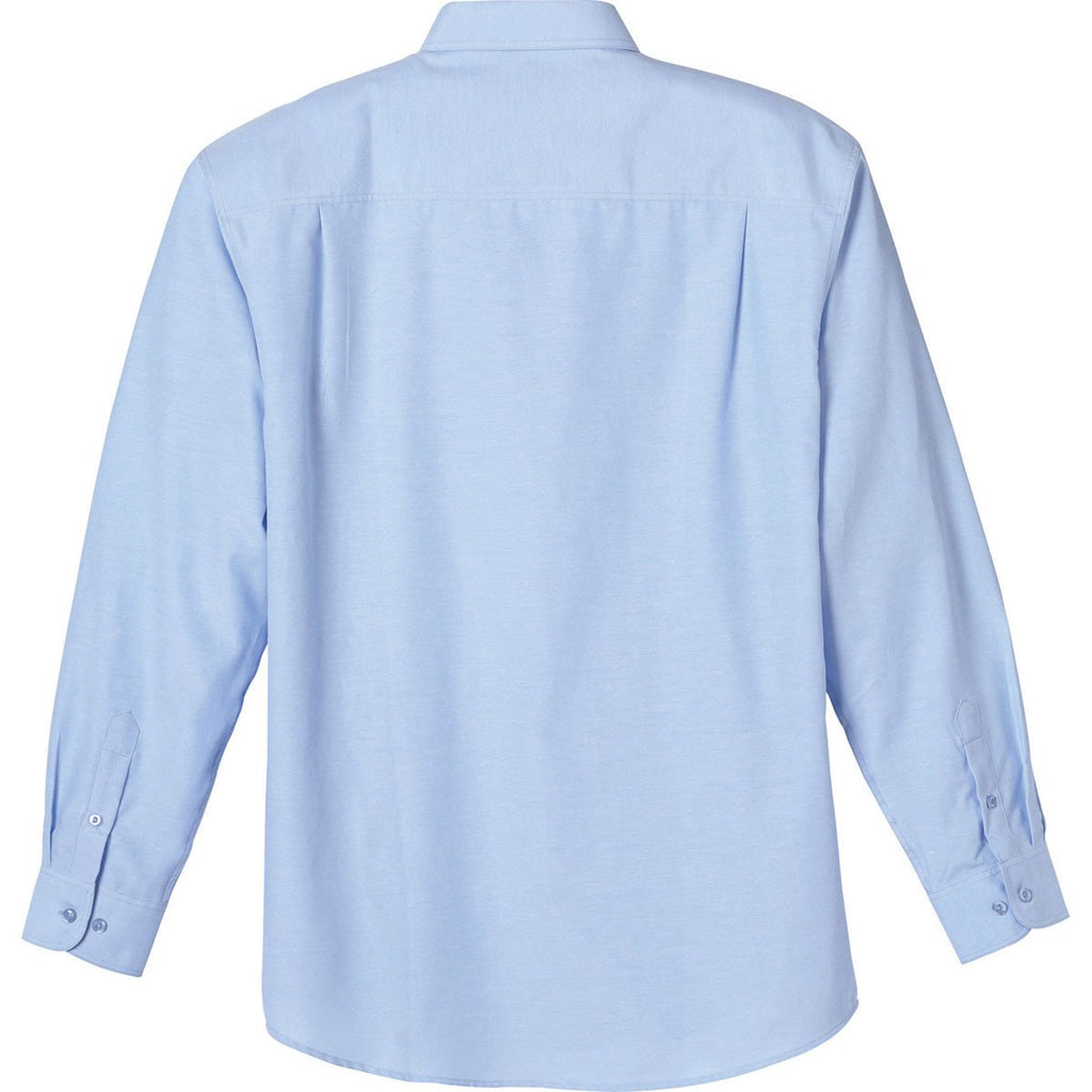 Elevate Men's Oxford Blue Tulare Oxford Long Sleeve Shirt