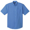 Elevate Men's Blue Lambert Oxford Short Sleeve Shirt