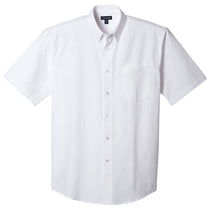 Elevate Men's White Lambert Oxford Short Sleeve Shirt