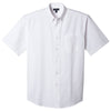 Elevate Men's White Lambert Oxford Short Sleeve Shirt