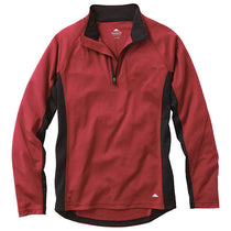 Roots73 Men's Dark Red Heather/Black Birchlake Tech Long Sleeve