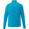 Elevate Men's Aspen Blue/Hi-Liter Green Knew Knit Half Zip