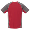 Elevate Men's Team Red/Steel Grey Taku Short Sleeve Tech Tee