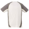 Elevate Men's White/Steel Grey Taku Short Sleeve Tech Tee