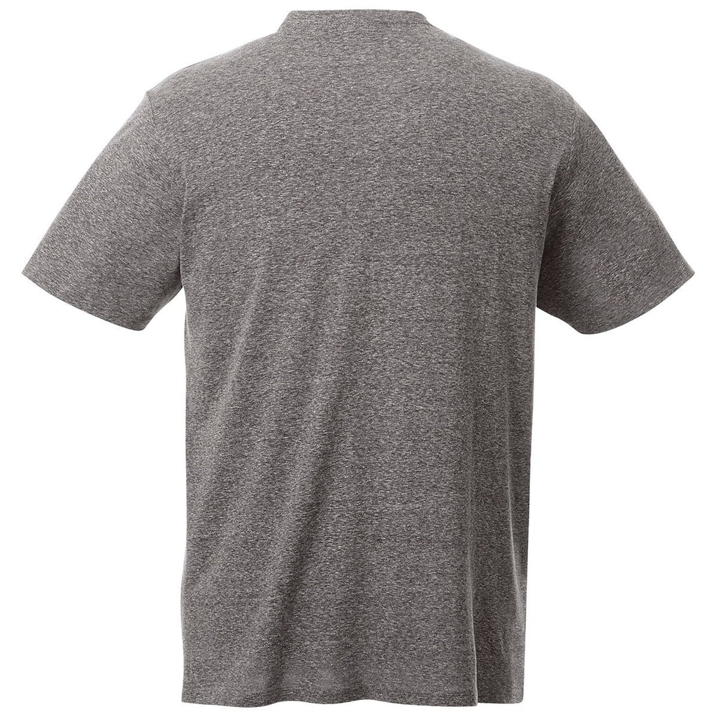 Elevate Men's Heather Dark Charcoal Canyon Short Sleeve Tee