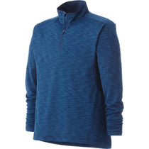 Elevate Men's River Blue Heather Yerba Knit Quarter Zip