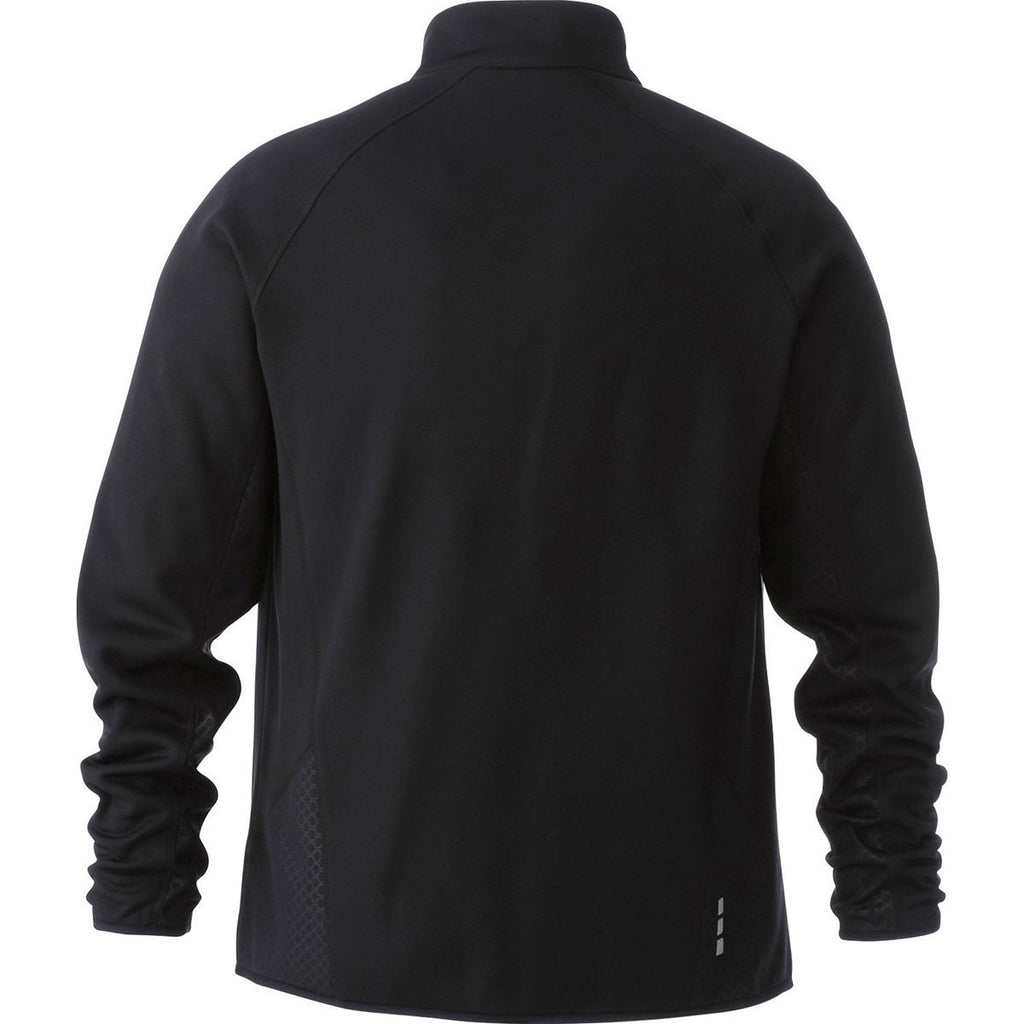 Elevate Men's Black Oyama Knit Jacket