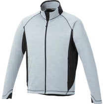 Elevate Men's Silver Heather Langley Knit Jacket