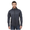 Elevate Men's Smoke Heather Langley Knit Jacket