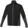 Elevate Men's Black Smoke Sonoma Hybrid Knit Jacket