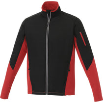 Elevate Men's Team Red Sonoma Hybrid Knit Jacket