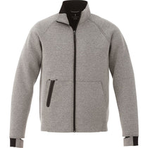Elevate Men's Medium Heather Grey Kariba Knit Jacket