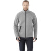 Elevate Men's Medium Heather Grey Kariba Knit Jacket