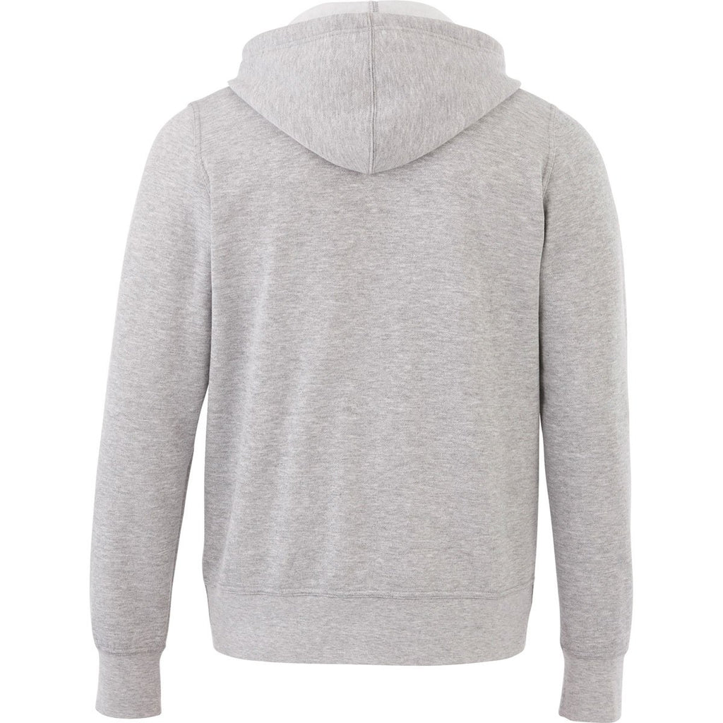 Elevate Men's Heather Grey Cypress Fleece Zip Hoody