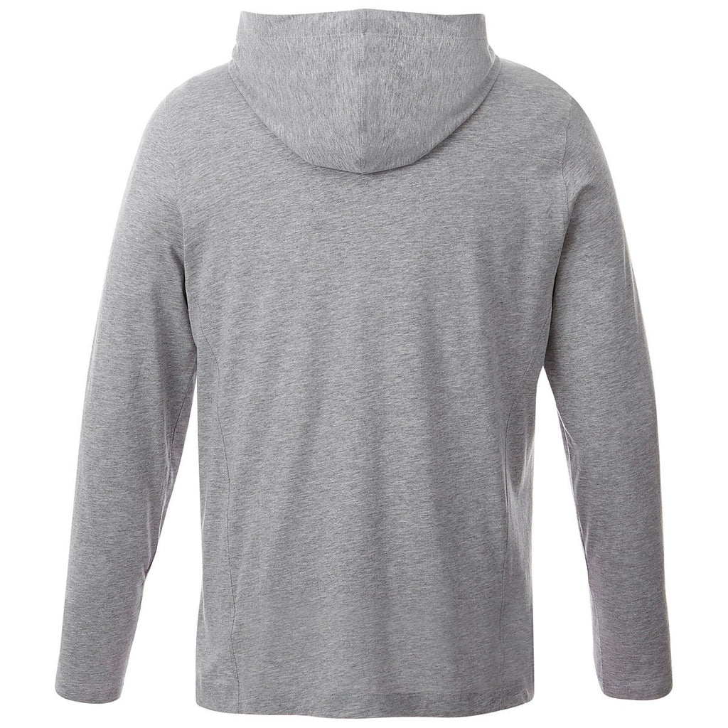 Elevate Men's Heather Grey Ashland Knit Hoody