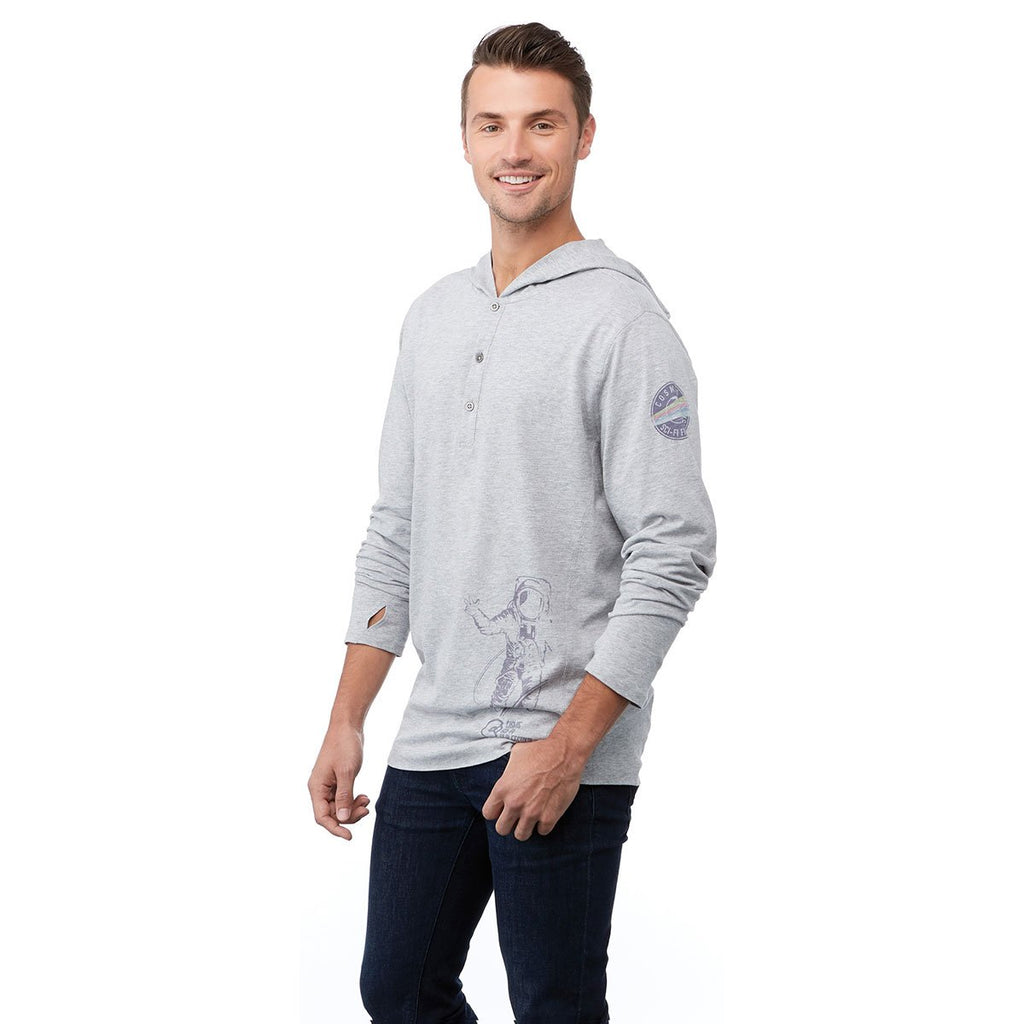 Elevate Men's Heather Grey Ashland Knit Hoody