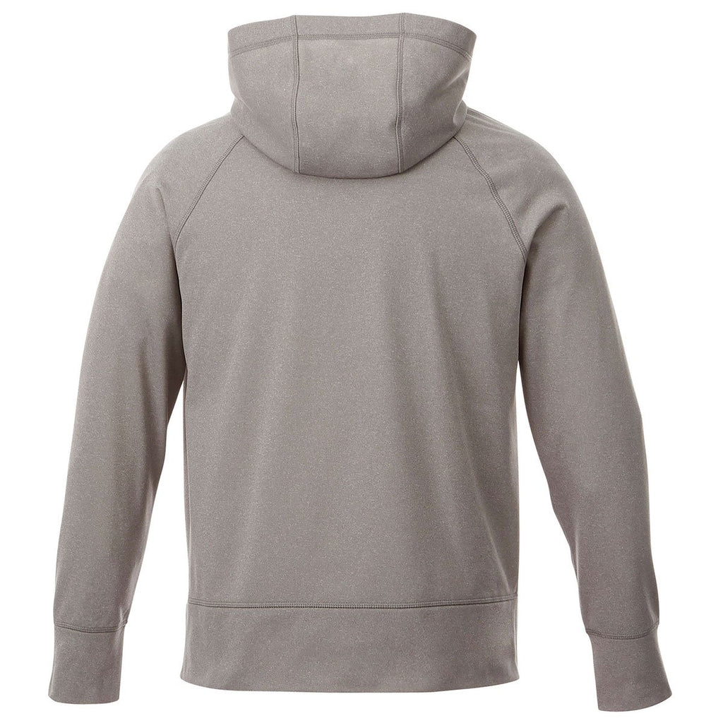 Elevate Men's Heather Grey Coville Knit Hoody