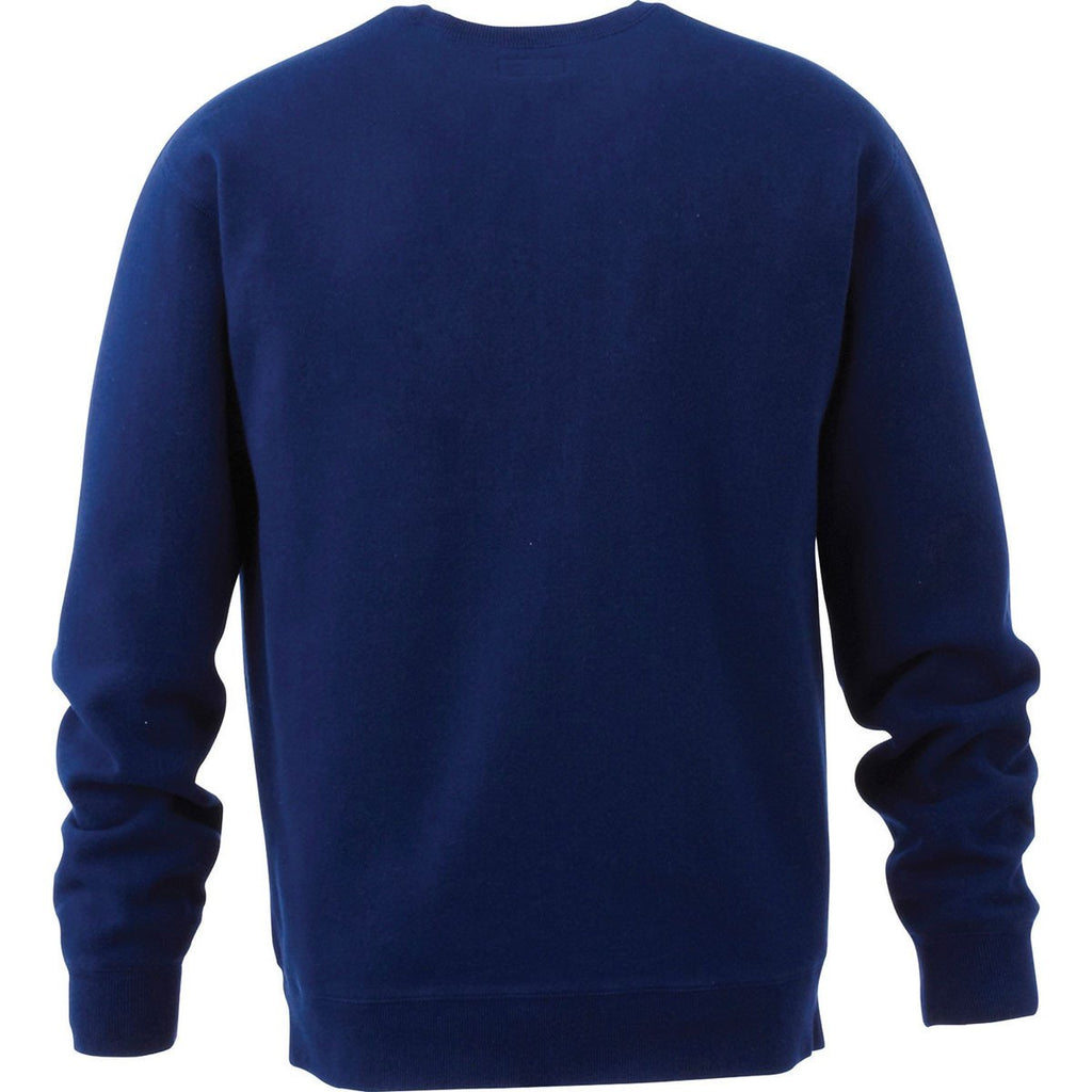 Elevate Men's Vintage Navy Garris Fleece Crew