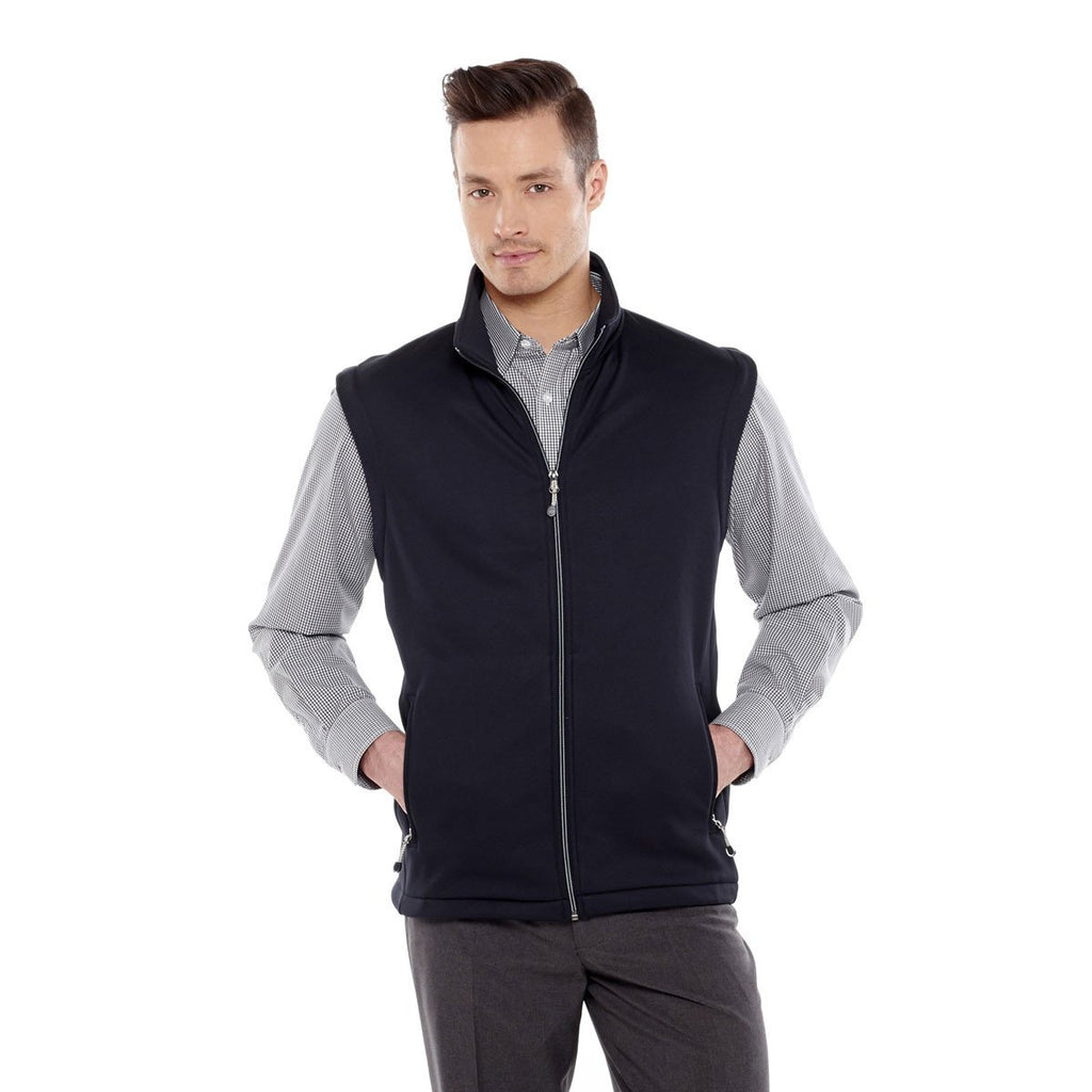 Elevate Men's Navy Copland Knit Vest