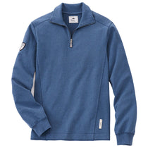 Roots73 Men's Indigo Heather Trentriver Knit Quarter Zip