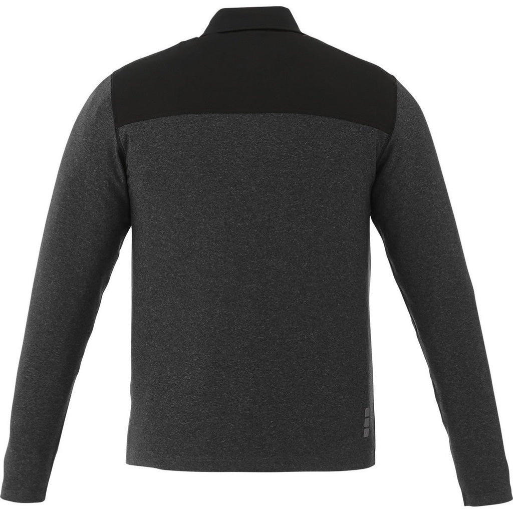 Elevate Men's Black Perren Knit Jacket