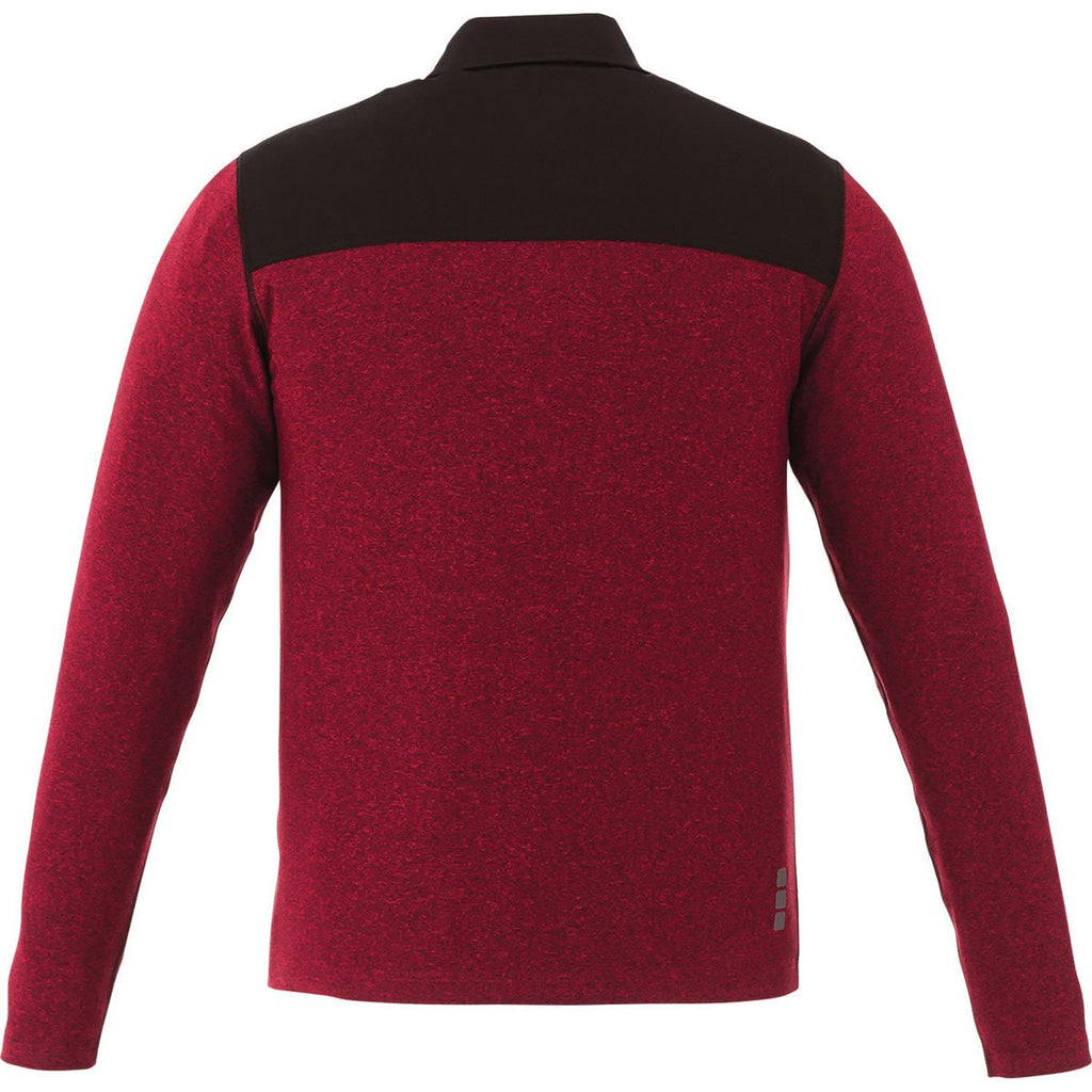 Elevate Men's Vintage Red Perren Knit Jacket