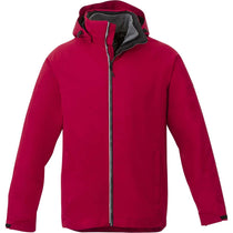 Elevate Men's Team Red/Heather Dark Charcoal Arlington 3-in-1 Jacket