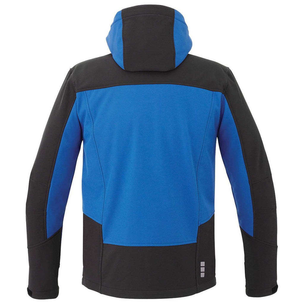 Elevate Men's Olympic Blue/Black Smoke Kangari Softshell Jacket