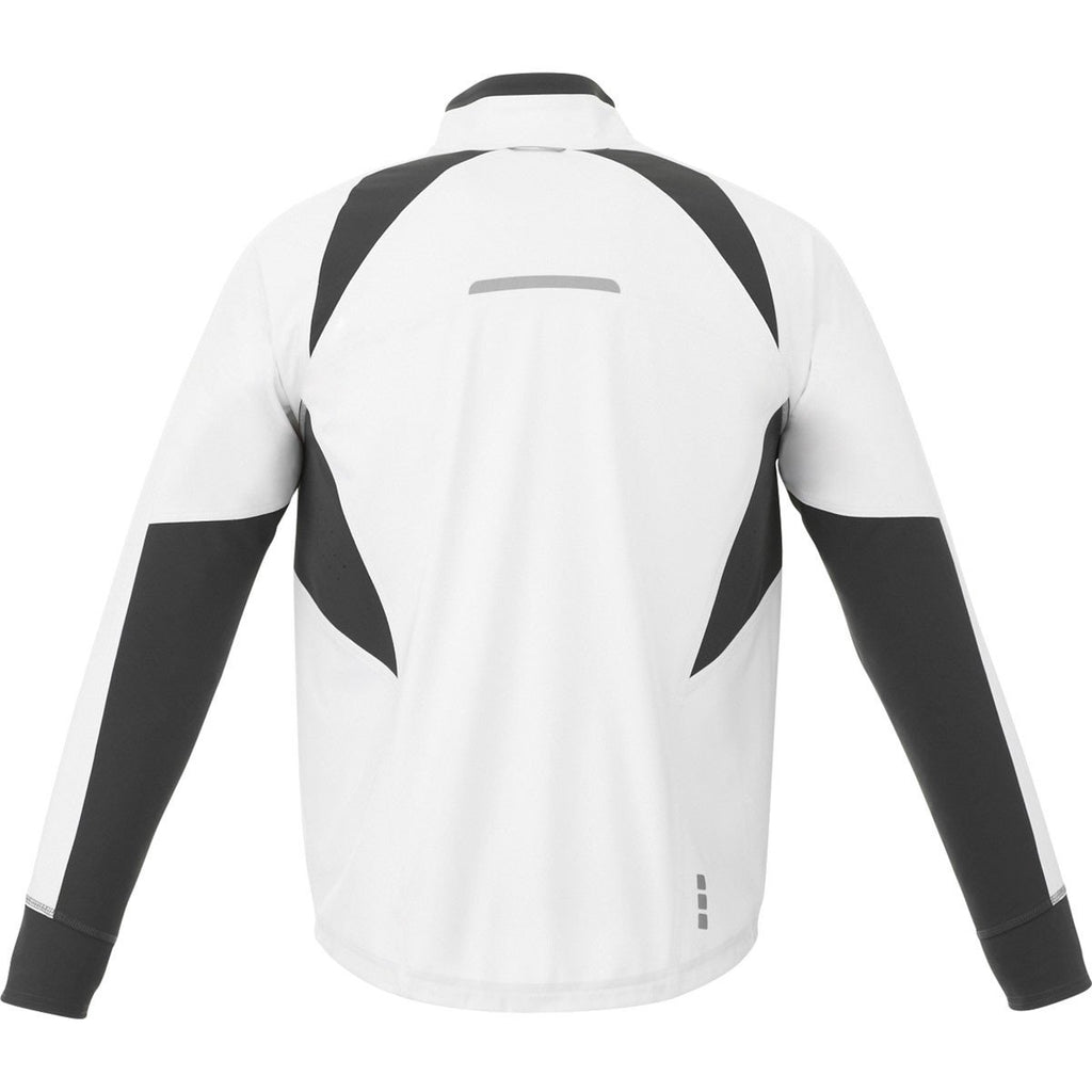 Elevate Men's White Sitka Hybrid Softshell Jacket