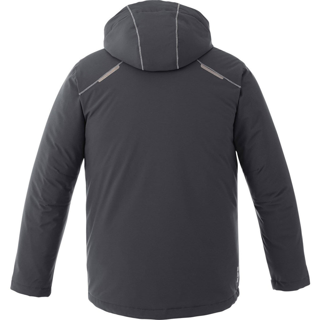 Elevate Men's Grey Storm Mantis Insulated Softshell Jacket