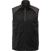 Elevate Men's Black/Smoke Heather Nasak Hybrid Softshel Vest
